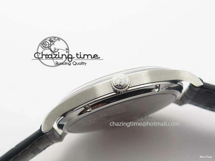 MIROTIME 0322 Sustainable Portuguese IW545408 White Dial ZF 1:1 Best Edition On Dark Blue Leather Strap 7335